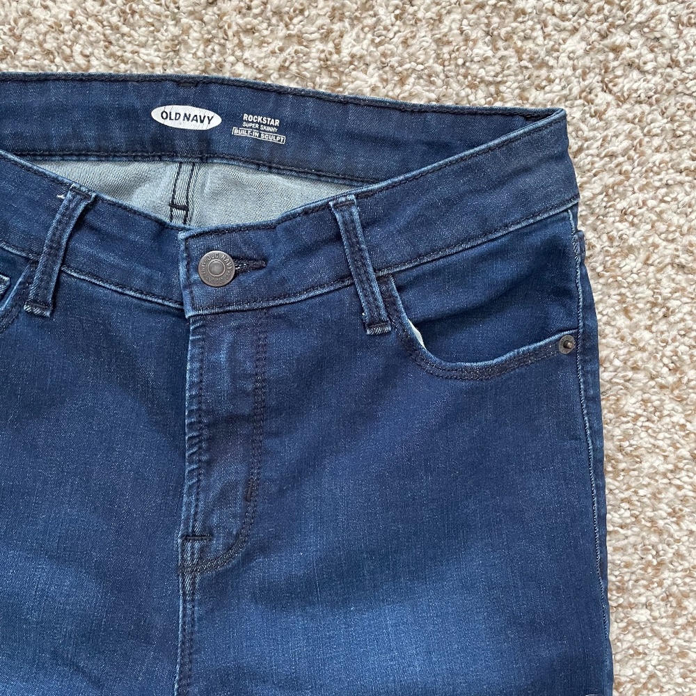 Old Navy Mid-Rise  Blue Jeans